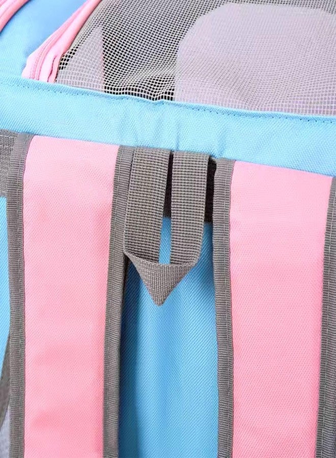 PET FUN Portable Transparent Pet Backpack Carrier for Small Dogs & Cats, Airline Approved, Ventilated with Padded Shoulder Straps, Travel & Hiking Bag (Grey) - Image 5